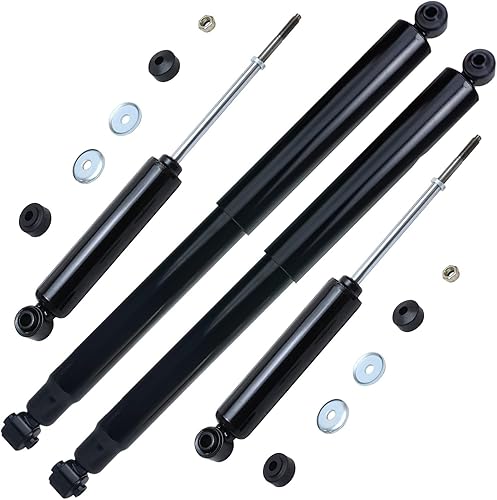 Miniatura 144 de Detroit Axle - Amortiguadores traseros para Chevrolet Equinox GMC Terrain Pontiac Torrent Saturn Vue Suzuki XL-7, 2 Amortiguadores traseros