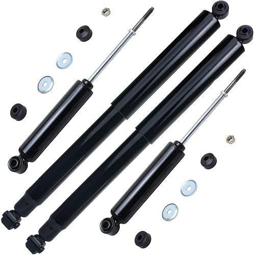 Detroit Axle - 4pc Shock Absorbers for 1997-2004 Dodge Dakota