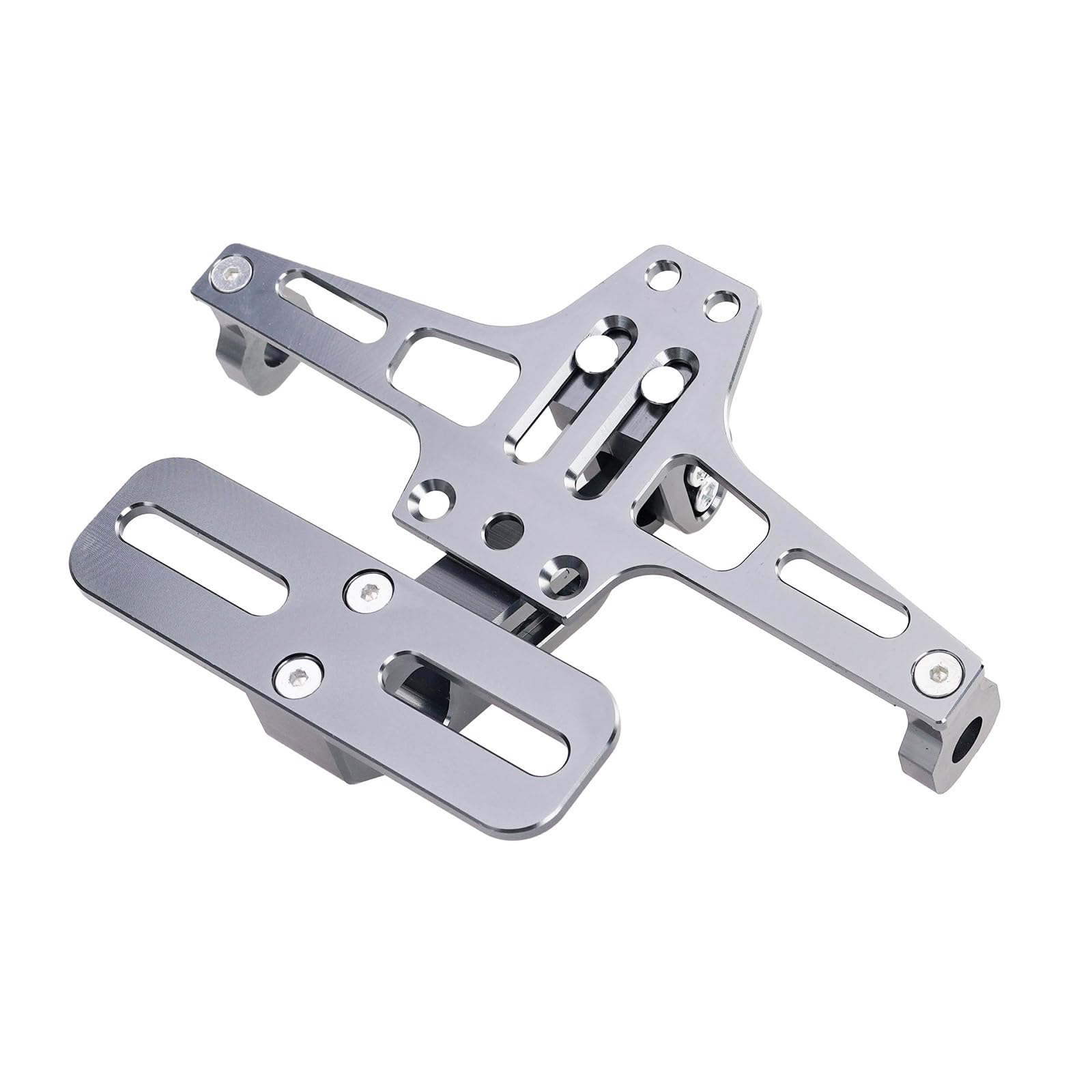MYRFCSA Motorcycle License Plate Bracket, for Piaggio NRG 50 2023 Adjustable Holder Motorcycle Centre Mount License Plate Bracket,C