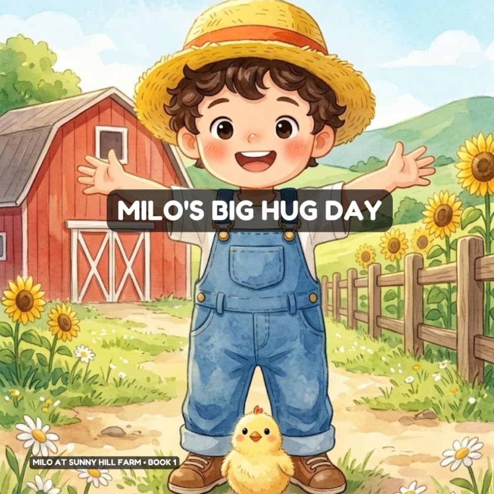 Milo's Big Hug Day: Milo at Sunny Hill Farm