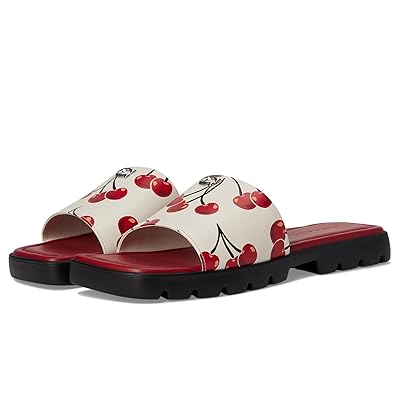 COACH Florence Sandal with Cherry Print Women