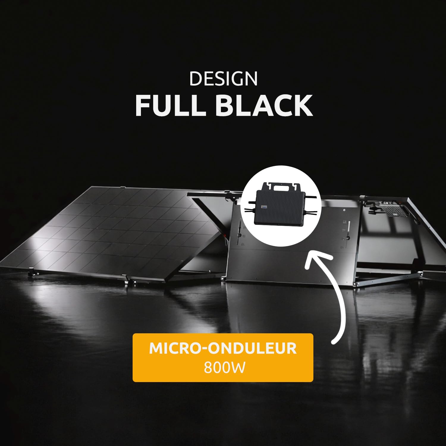 2 panneaux Solaires - Poolex - Kit Photovoltaïque Plug&Play 900W - Autoconsommation - TOPCon - Prise 230V, Wi-Fi & App : Zéro Travaux, 12 Ans Garantie, 310€/an
