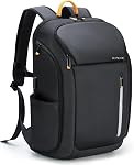 Laptop Backpack for Men, 18.4 Inch Anti Theft Travel Backpack with USB Charging Port, Water Resistant Business Computer Bag Flight Approved Carry On Backpack for Work College, 40L Black
