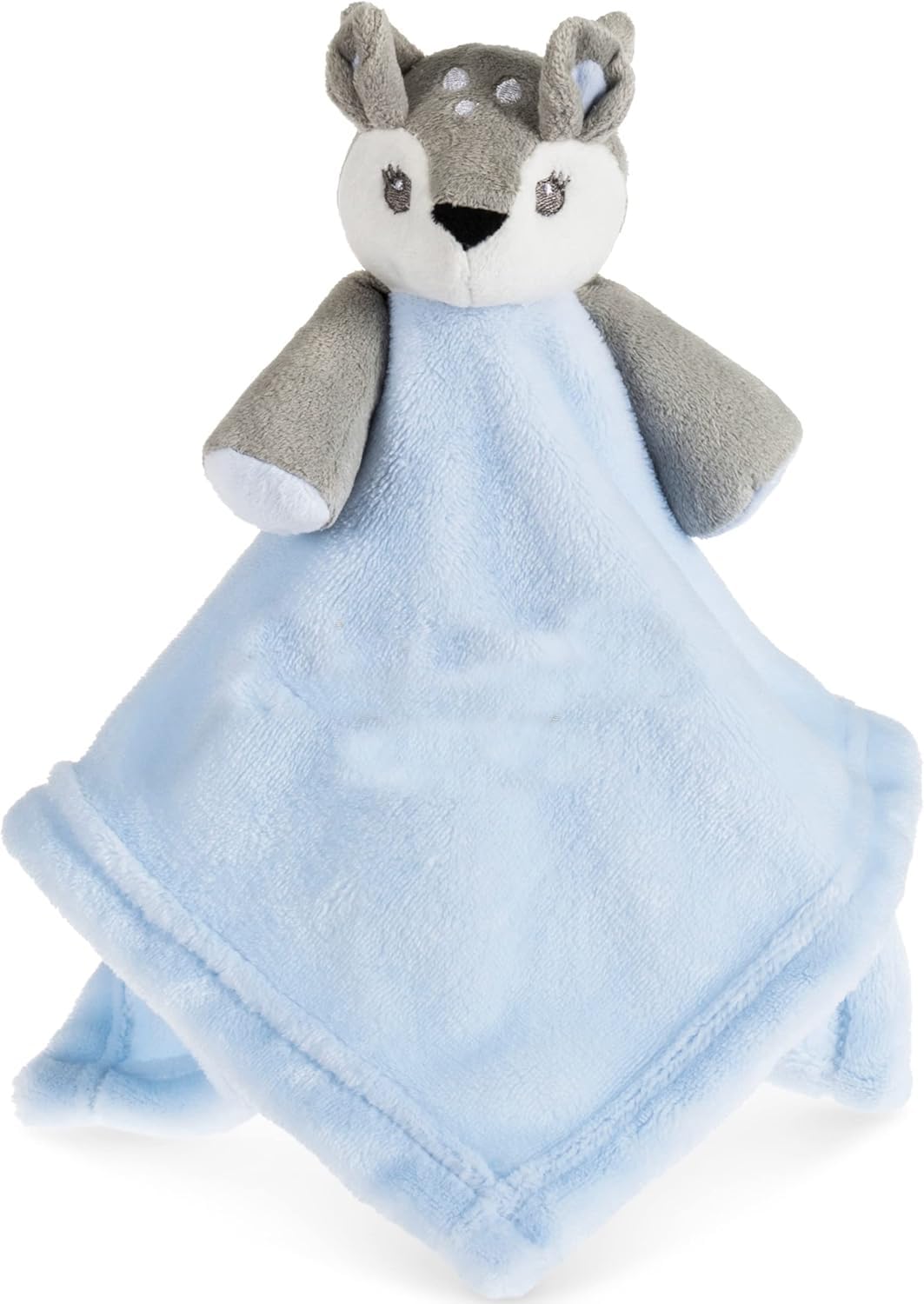 Hoolaroo Baby Gift Basket for Boys Blue Baby Hamper Newborn Deer Comforter Blanket Nappy Caddy Gift Set, Blue Deer, Standard - Image 4