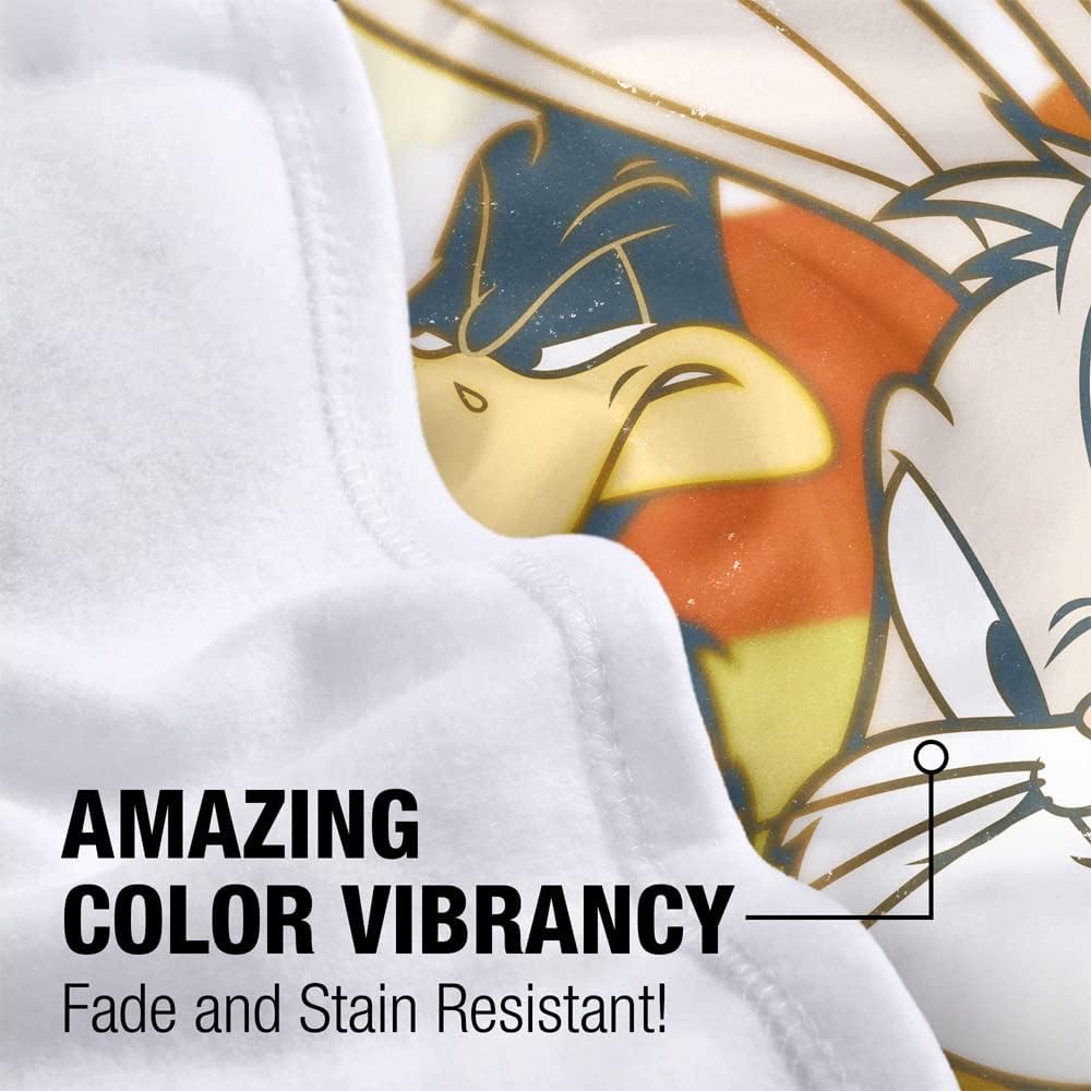 LOGOVISION Looney Tunes Lightweight Baby Blanket, 30"X40", Squad Goals Unisex for Infants Girls & Boys