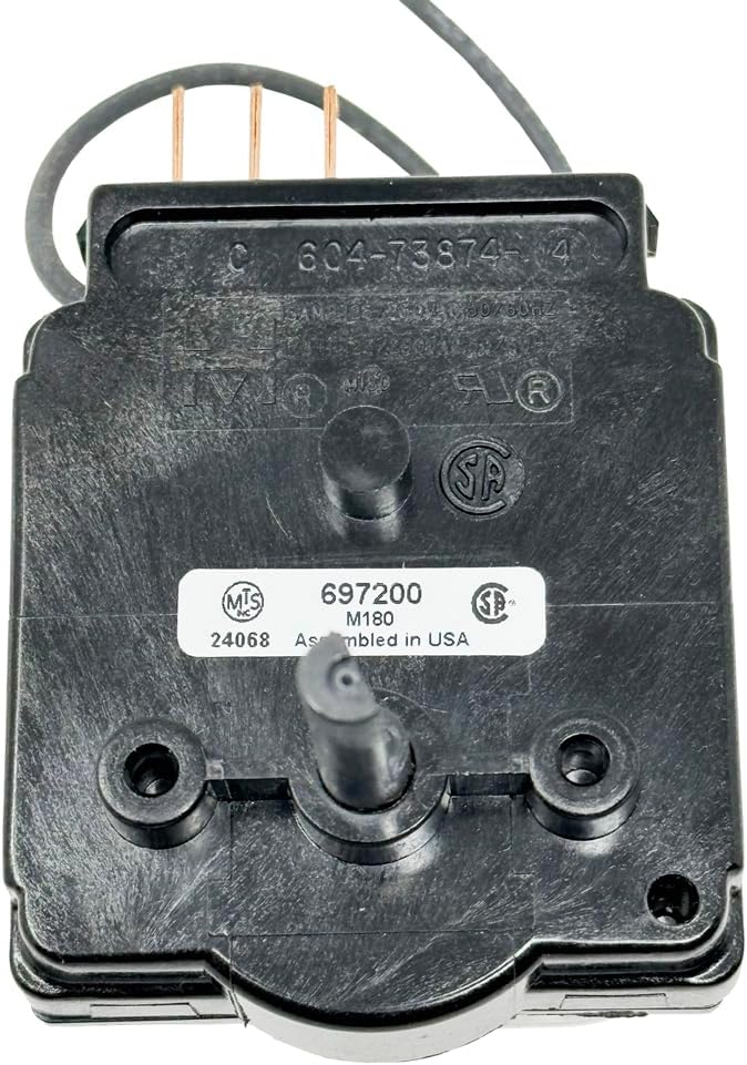 Battery Charger Electromechanical Timer Kit - 120 Min with Hold - Includes Knob, Mounting Screws, Dial Labels - Replaces Associated 611245, by Power Forged (697202)