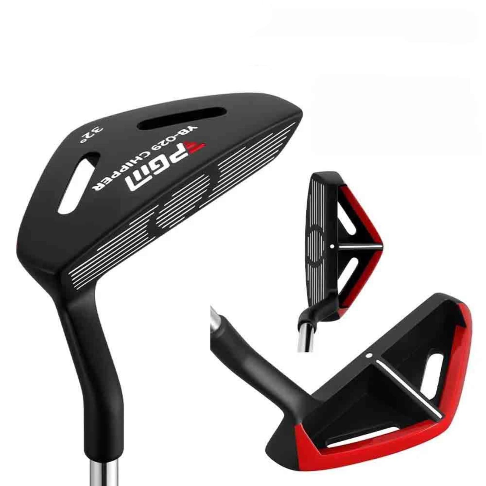 Putters de Golf Professionnels pour Hommes et Femmes Club de Golf droitier Putter & Chipper 32 degrés Parfait pour améliorer la Technique de Putting