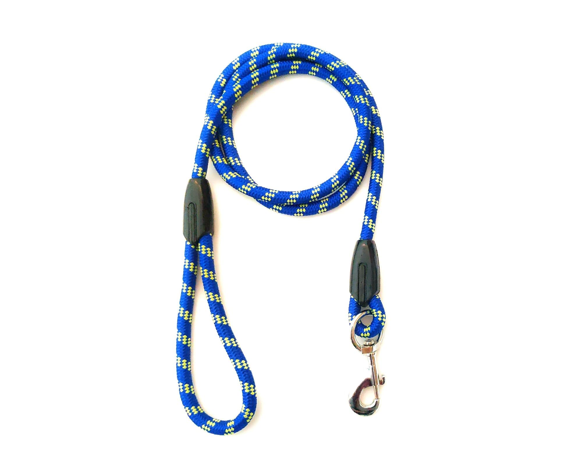 PetWag Nylon Dog Rope Leash, Medium - 48 inch (4ft), Blue -12mm (B09BFH8H5P) Amazon Price History, Amazon Price Tracker