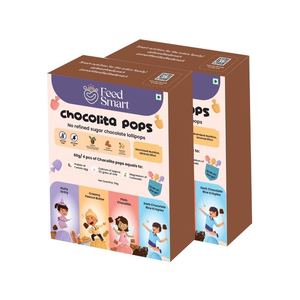See full amazon price history chart for Feed Smart Chocolita Pops | Healthy Lollipop | Creamy Peanut Butter, Rice Krispies, Plain Chocolita, Nutty Gritty Flavours | No Palm Oil | High Protein | 4 Pcs | Pack of 2 Feed Smart Chocolita Pops | Healthy Lollipop | Creamy Peanut Butter, Rice Krispies, Plain Chocolita, Nutty Gritty Flavours | No Palm Oil | High Protein | 4 Pcs | Pack of 2 (B0D874MHNQ) Amazon Price History, Amazon Price Tracker