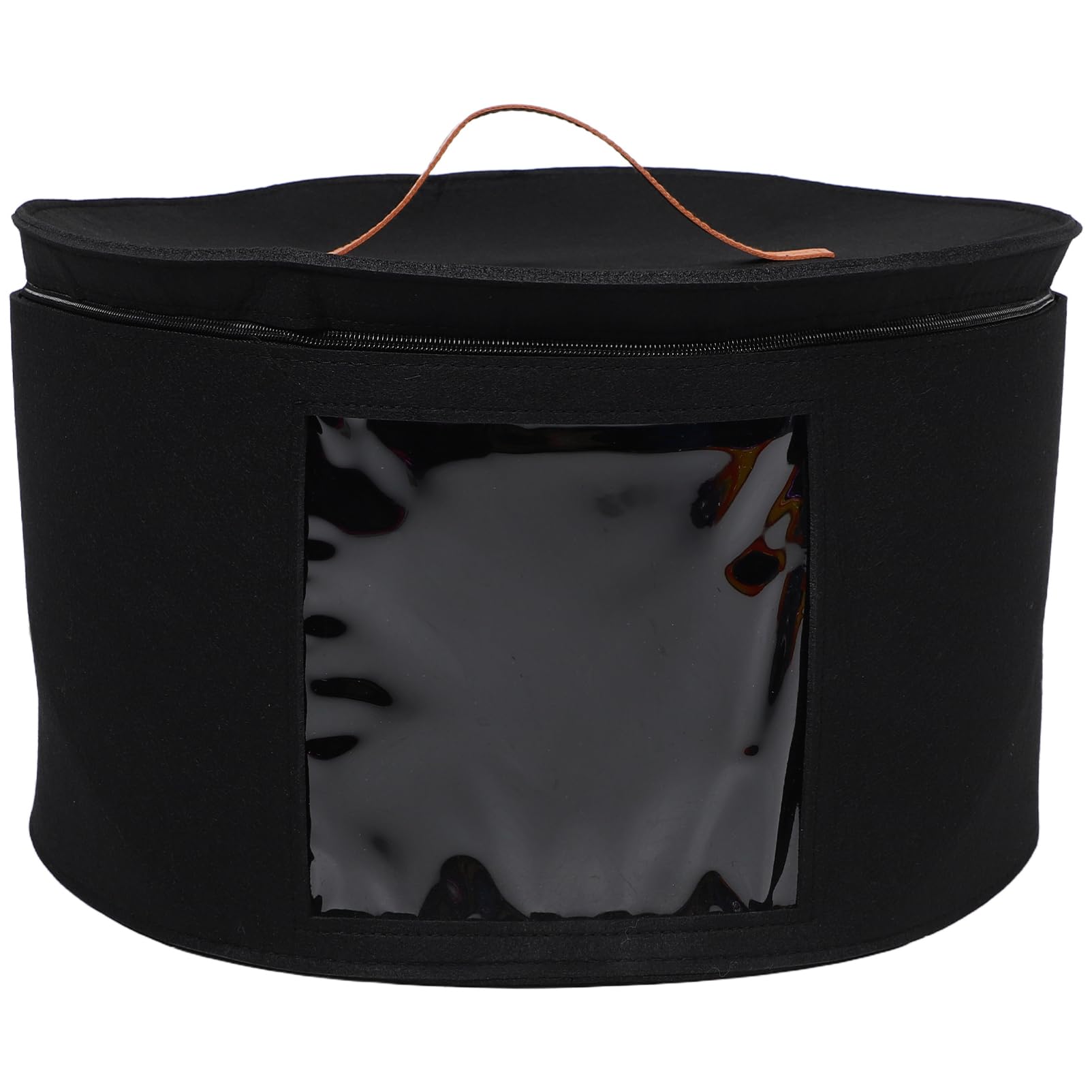 PRETYZOOM Box Hat Box Hat Bags Storage Cowboy Hat Cover Cowboy Hat Holder Hat Bag for Baseball Caps Hat Carrier Hat Organizer for Women Travel Cowboy Hat Case Hat Organizers Polyester Black