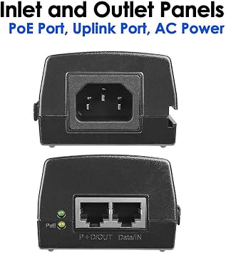 60W Gigabit PoE+ Injector, 10/100/1000Mbps, PoE++ Injector Ethernet Adapter, Shidlded RJ-45, IEEE 802.3af/at/bt Compliant, Up to 328 Ft, Replace of TL-PoE170S, TPE-117GI, M921-E-60W