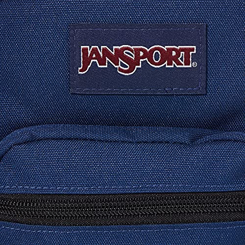 Image of JanSport Big Break Insulated Lunch Bag - Travel Cooler, Navy | Small Compact Soft-Sided Travel Cooler for Day Trips