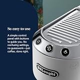 De'Longhi EC685.W Dedica Style Pump Espresso, Metal, 1.45 W, 1 Liter, White - 5