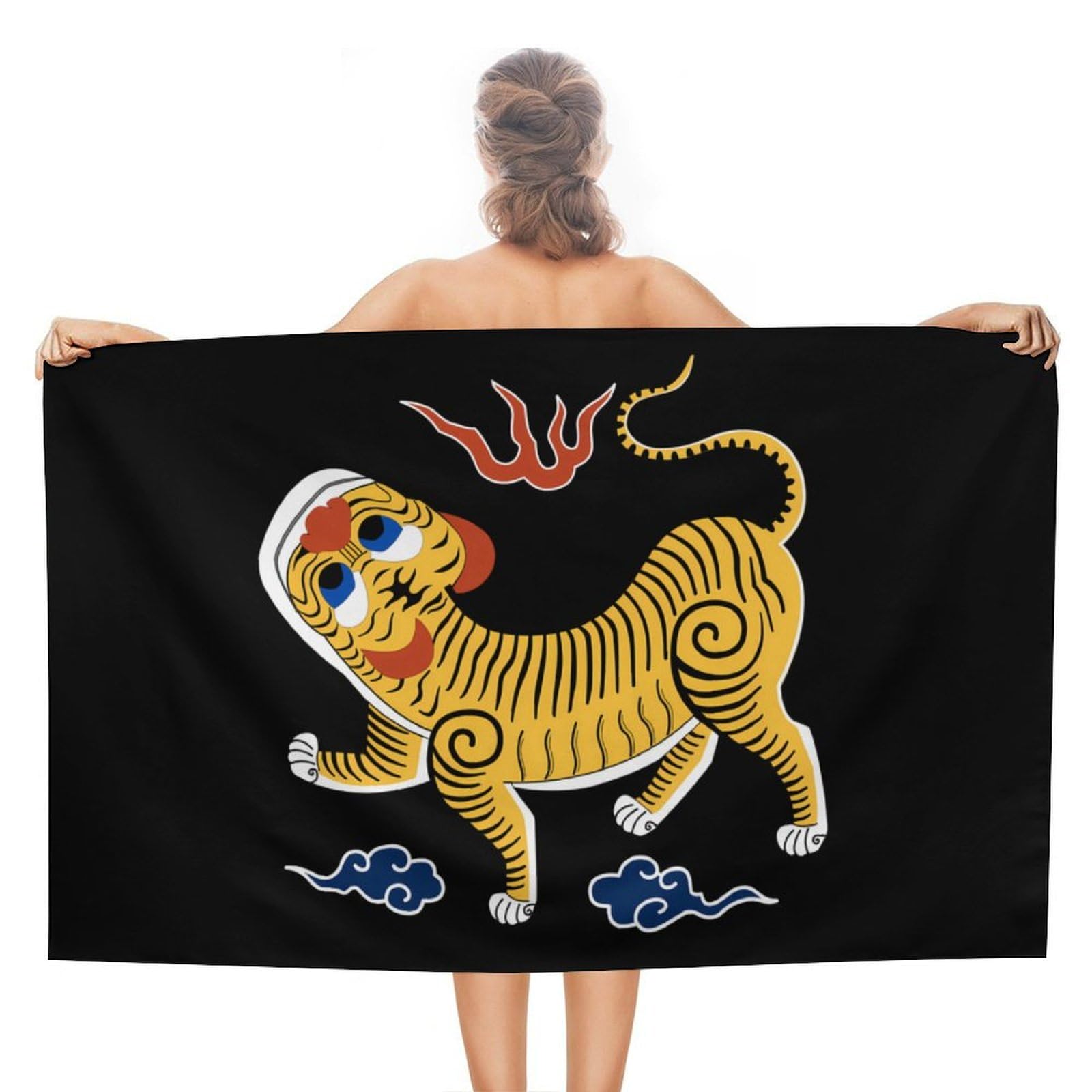 CGSBNGHA Republic of Formosa Flag Beach Towels Soft Bathroom Bath Pool Swim Towels for Women Men