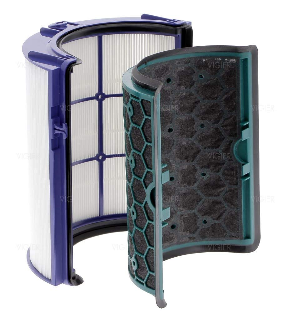 Filtre HEPA et Charbon actif pour purificateur d'air Dyson HP04 TP04 DP04, Dyson Pure Hot+Cool, 969048-02