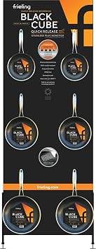 Black Cube Quick Release Cookware Fry Pan, 11-Inch