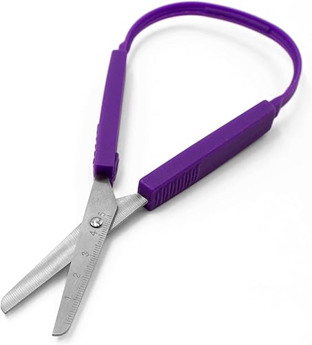 Miniatura 2 de Ashton and Wright - Tijeras de apertura automática con protector protector - Morado - Ambidiestro - Paquete de 2