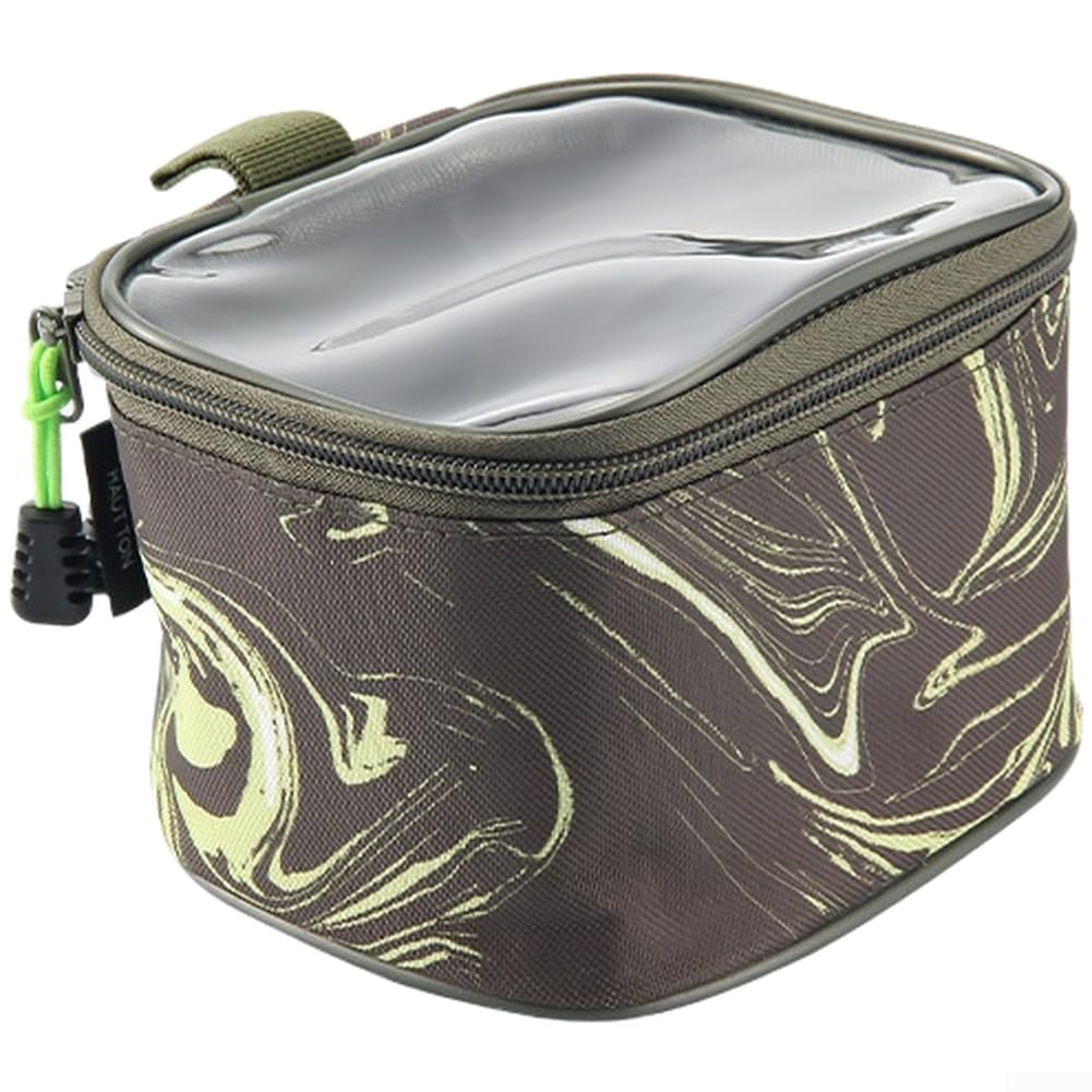 Borsa impermeabile per mulinello da pesca, in PVC Oxford, con finestra (C)