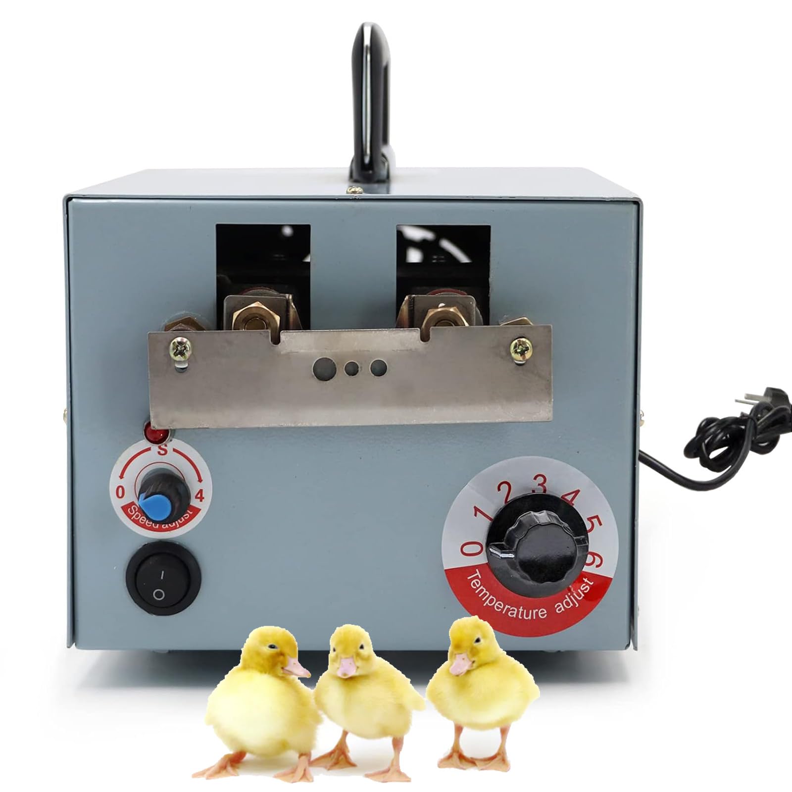 YXYLJOZ Automatic Poultry Beak Cutting Machine Portable Chicken Debeaker Beak Cutting Tool with 2 Blades for Poultry Chicken Beak Cutters,110v