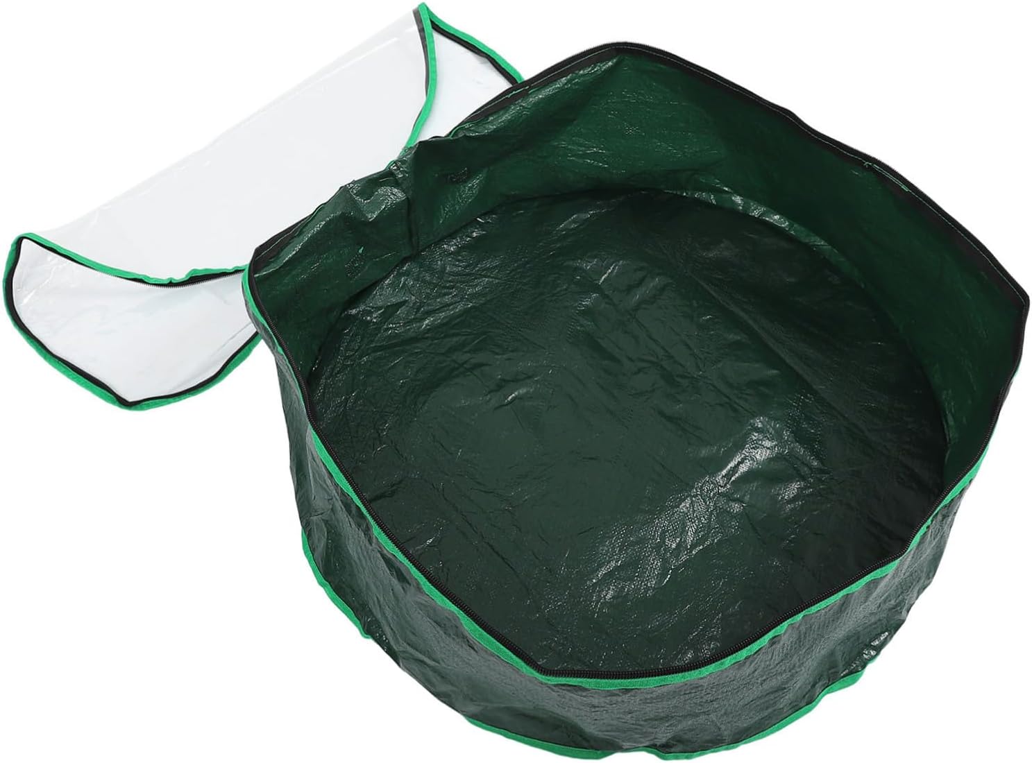 Garneck 1pc Round Christmas Wreath Storage Bag Window Holder for Holiday Decorations Capacity for Garlands and Ornaments Design for Christmas Supplies