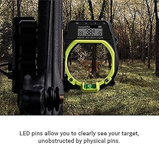 Garmin Xero A1i Bow Sight, 2" Auto-Ranging Digital Bow Sight with Laser Locate, Dual-Color LED Pins for Unobstructed Views, Right-Handed