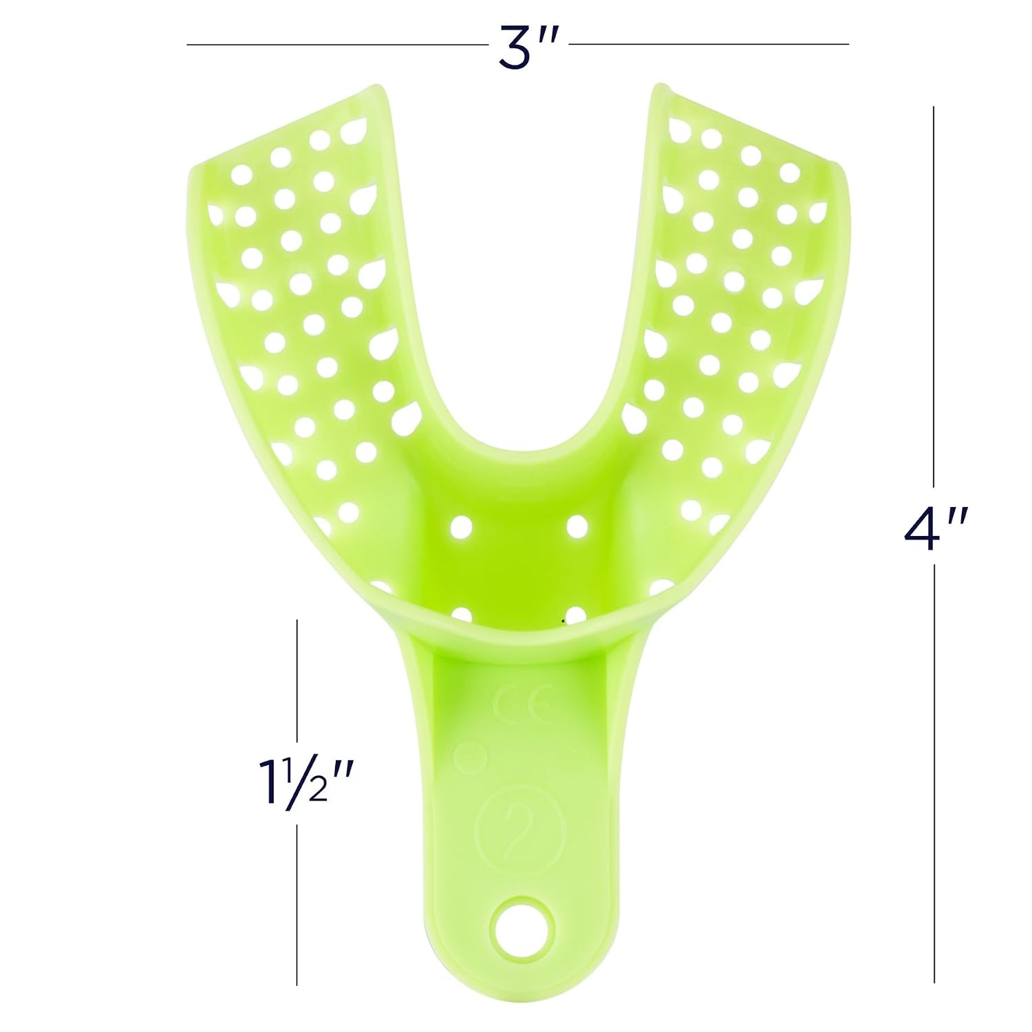 Autoclavable Impression Tray, Large Lower, Pack of 10