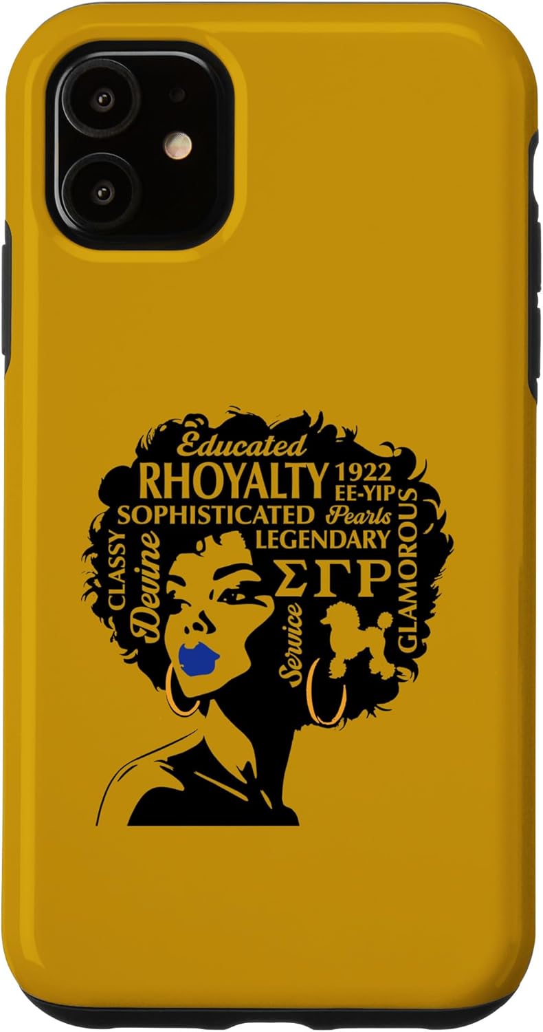Sigma Gamma Rho Sorority Paraphernalia, Sigma Gamma Rho HBCU Case for iPhone 12/12 Pro