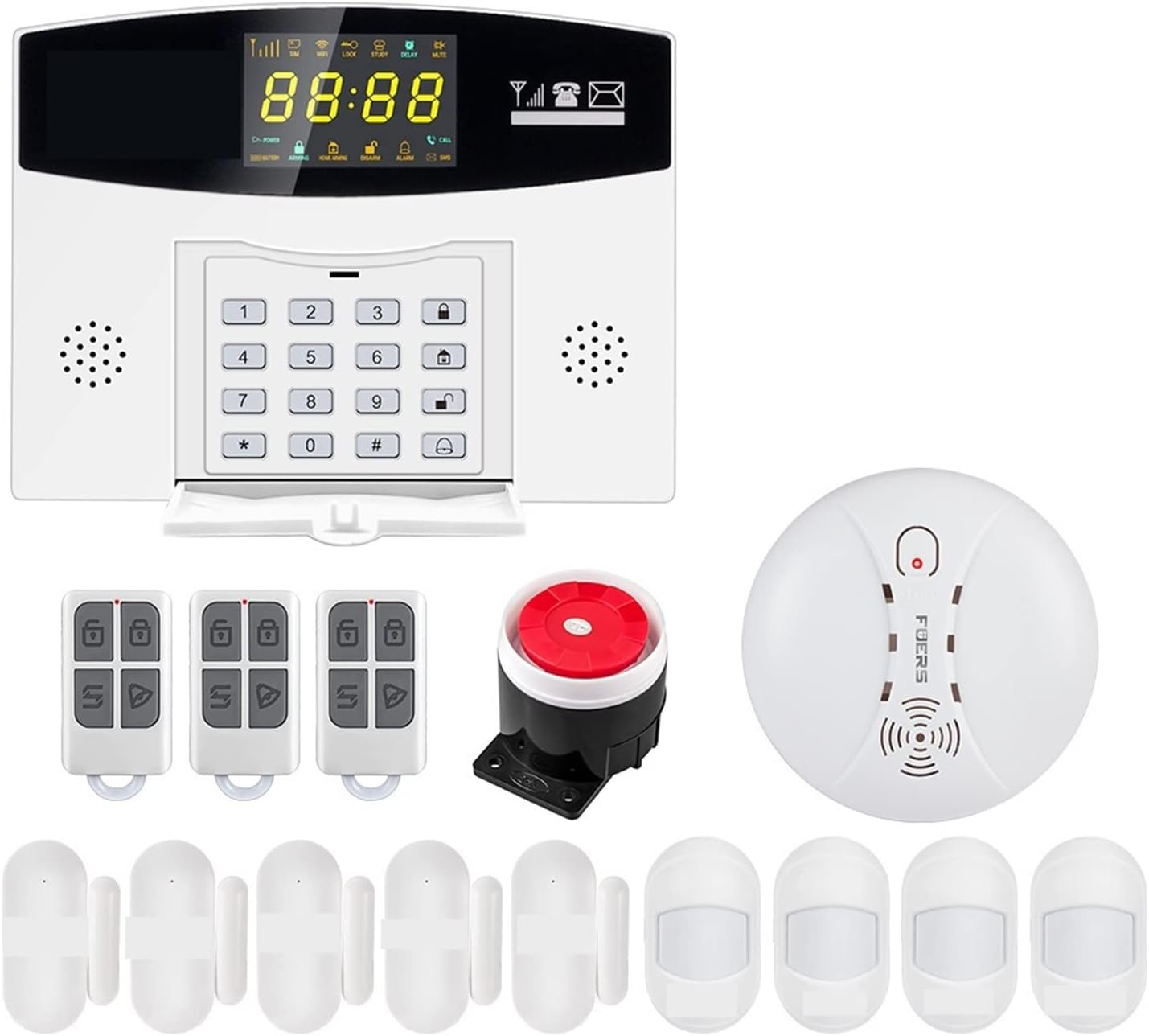 Sistema de Alarma Smart 4G GSM 100 zonas (W210 Kit 9) LNHHG