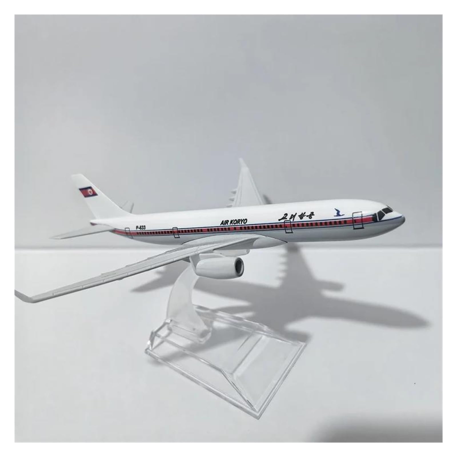 Aereo in Metallo pressofuso 16 cm per la Corea del Nord A330 Modello di Aereo Diecast in Metallo Scala 1/400 Aerei Decorazione Hobby Aerei per Raccolta ed Esposizione