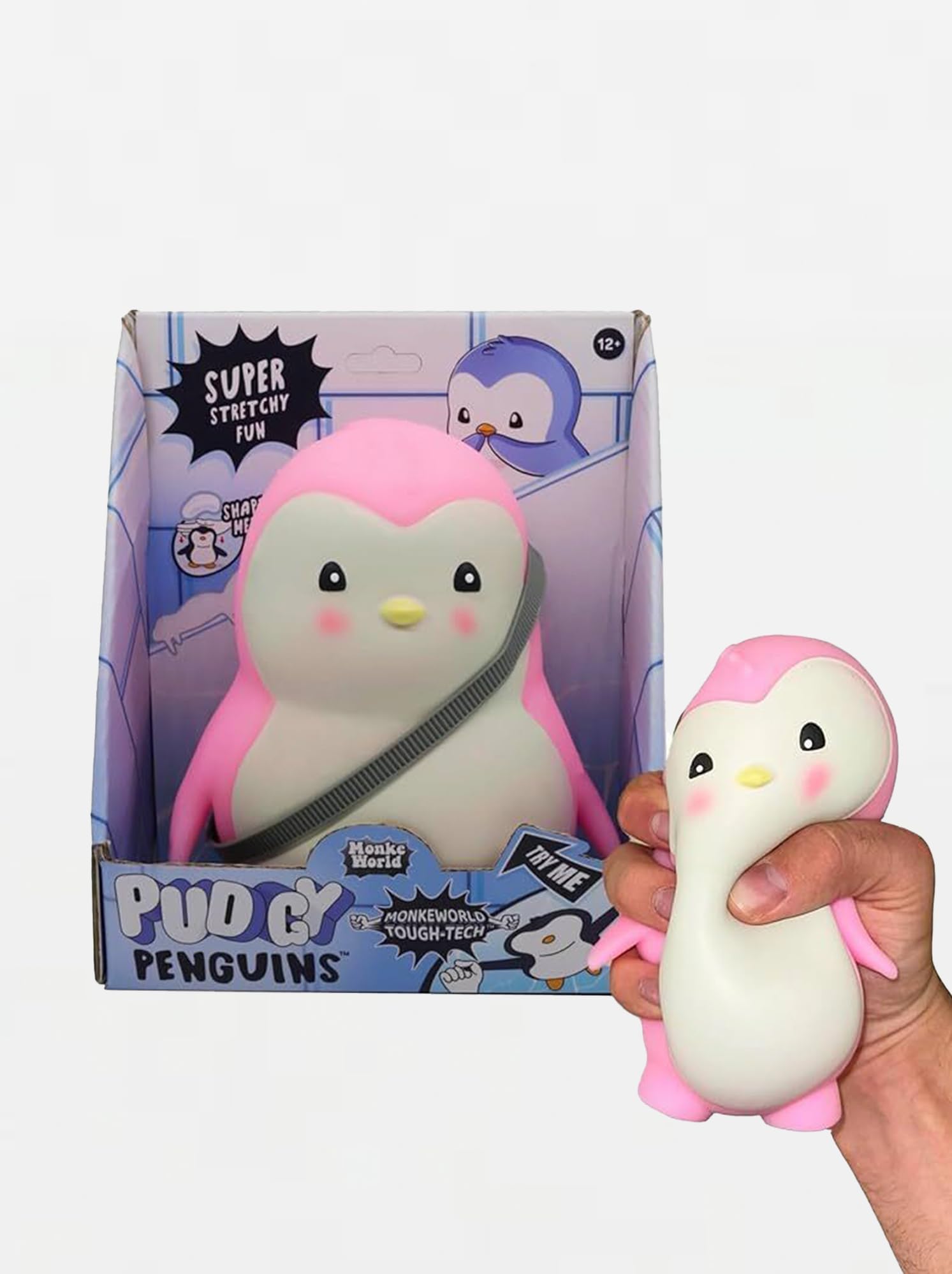 Monkeworld® Squishable Pengu-Pink