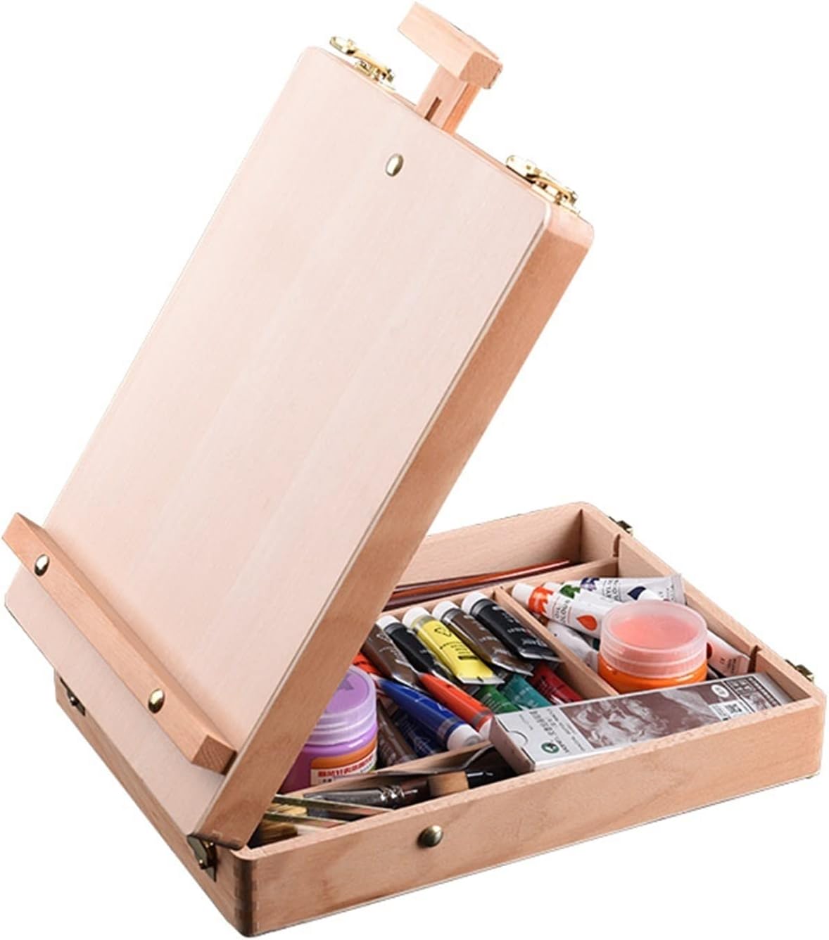 Wooden for Painting Sketch Drawing Table Box Oil Paint Laptop Accessories Painting Art Supplies for Artist Children Office Supplies