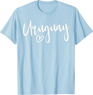 Uruguay Heart Women's Love Uruguay T-Shirt