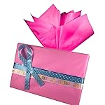 Ocean Tides 500 Sheets (14 x 20 Inches) Christmas Wrapping Paper - Gift Wrapping Tissue Paper Bulk for Crafts, Birthdays, & Holidays - Colored Tissue Papers for Gift Bags & Decorations, Pink