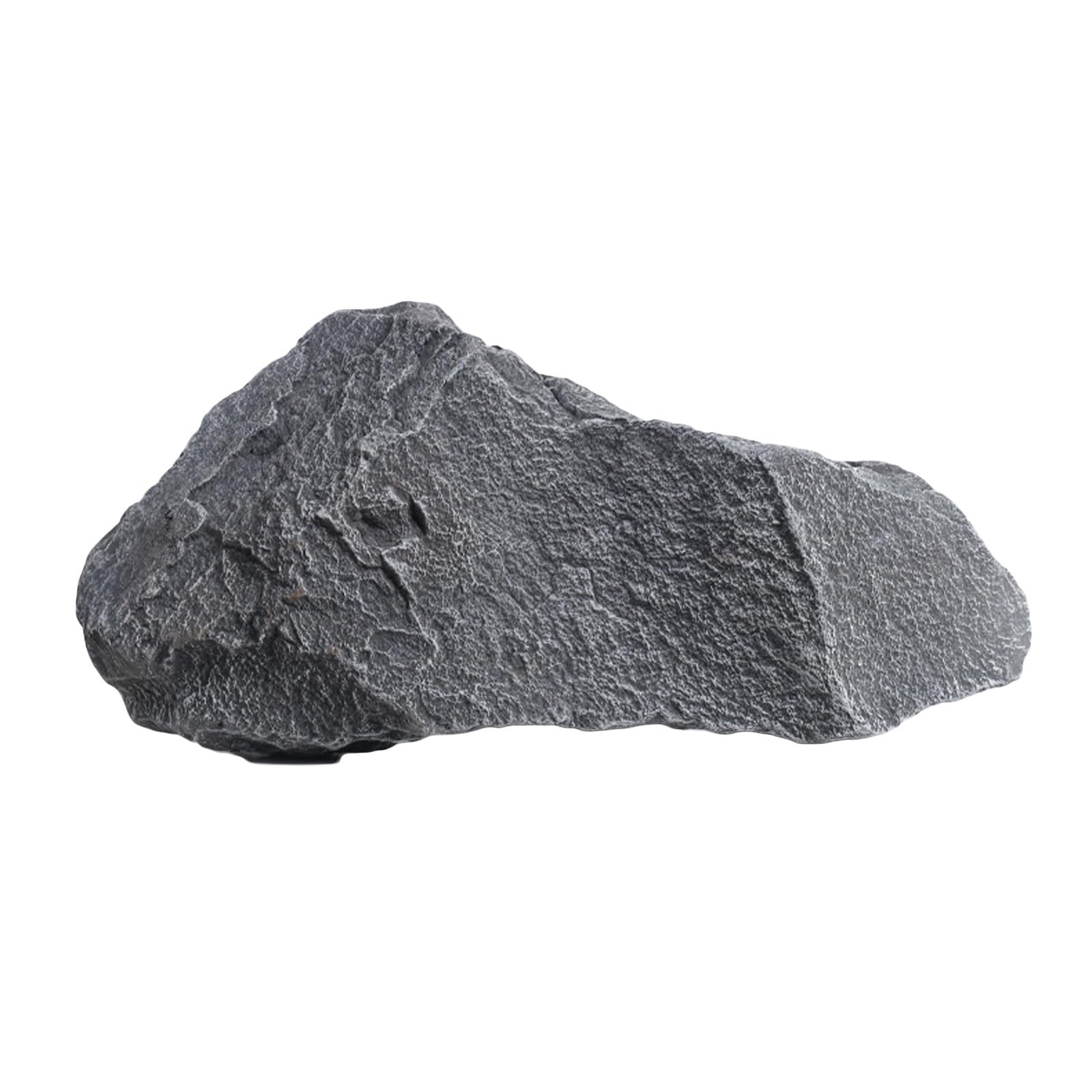 Cubierta de roca de paisaje, piedra arenisca artificial, textura natural realista, para hogares, patio, supermercados, ríos interiores (21.6 x 13.0 x 11 pulgadas)