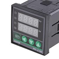 Vista 2 de Y1UB Digital PID Temperature Controller REX-C100 K Type Output 0-400℃ Durable