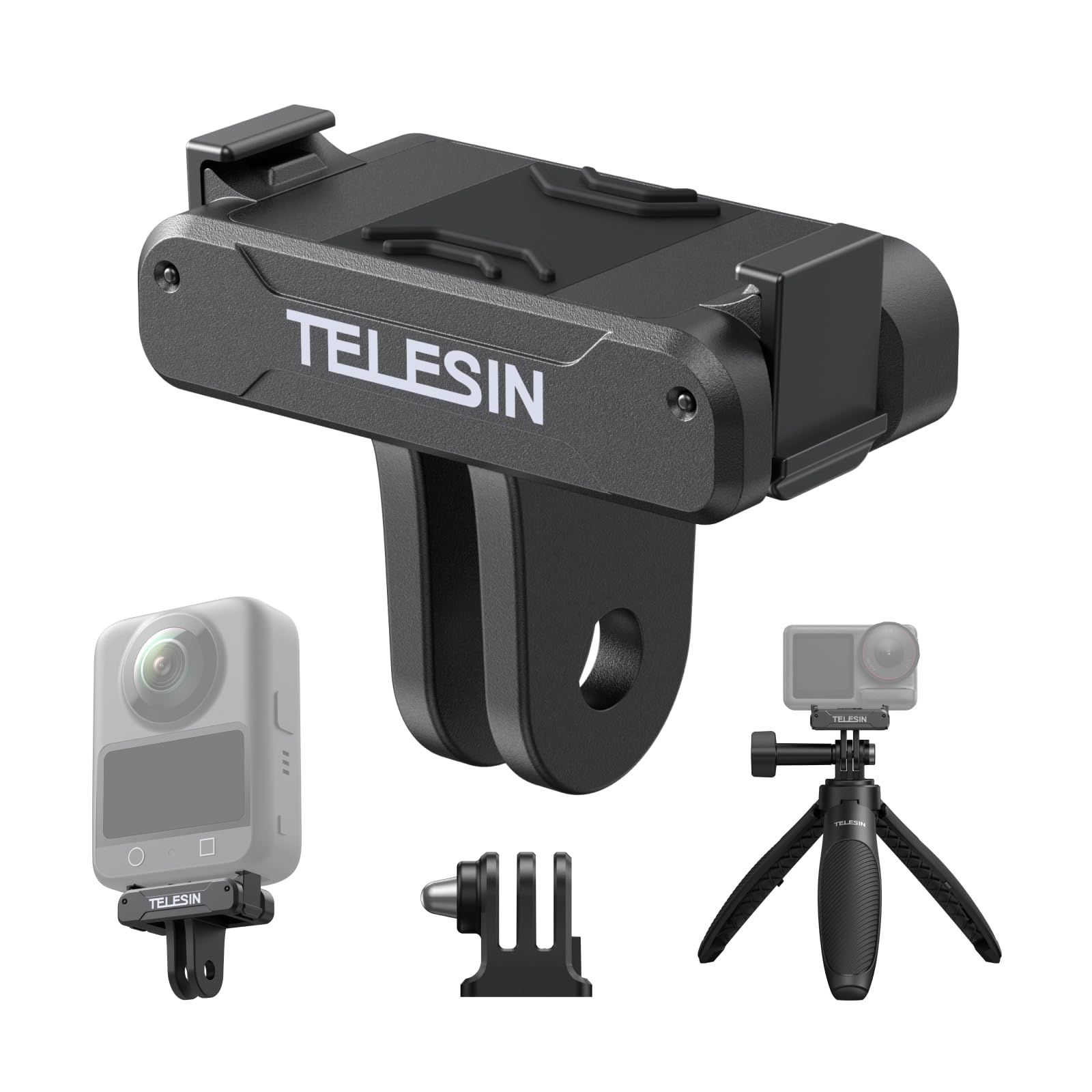 TELESIN Magnetic Quick Release Adapter Mount for DJI Osmo Action 5Pro 4 3