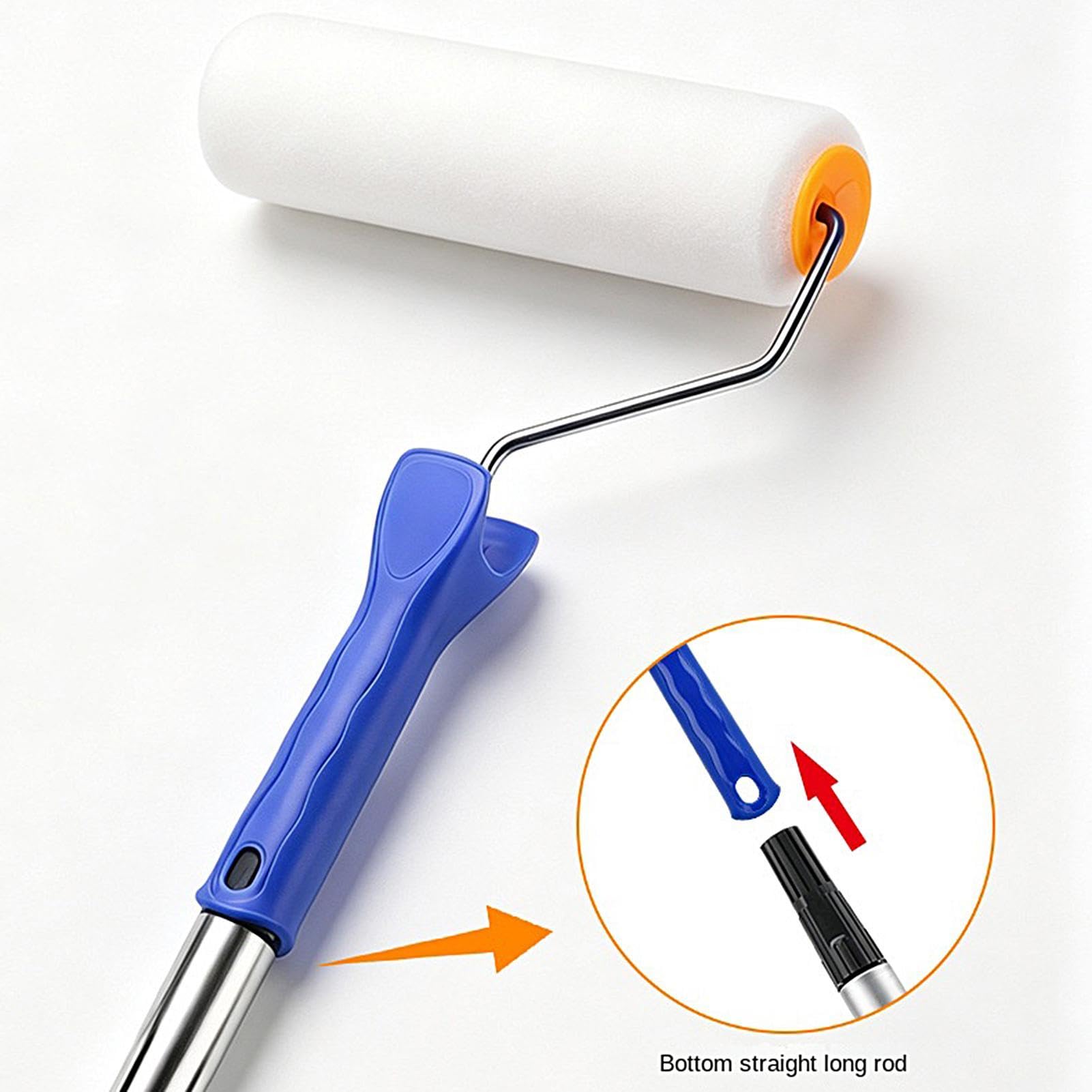Rodillo De Pintura Herramientas Lisas Ajustables Con Poste Extensible