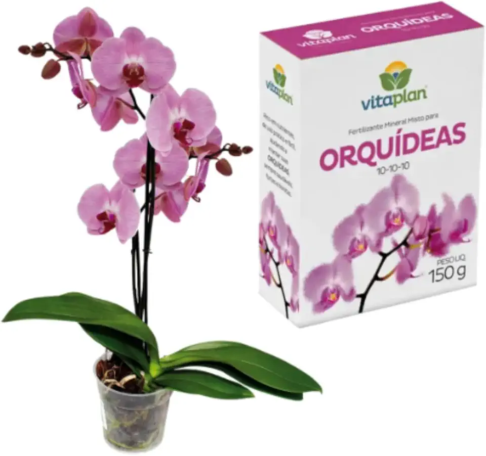 Fertilizante Adubo Substrato Mineral Orquideas 150g Flores Lindas e Saudaveis