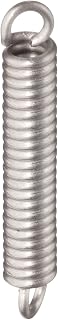 T41170 Extension Spring, 302 Stainless Steel, Metric, 3.5 mm OD, 0.7 mm Wire Size, 11.1 mm Free Length, 13.46 mm Extended Length, 25.6 N Load Capacity, 9.25 N/mm Spring Rate (Pack of 10)