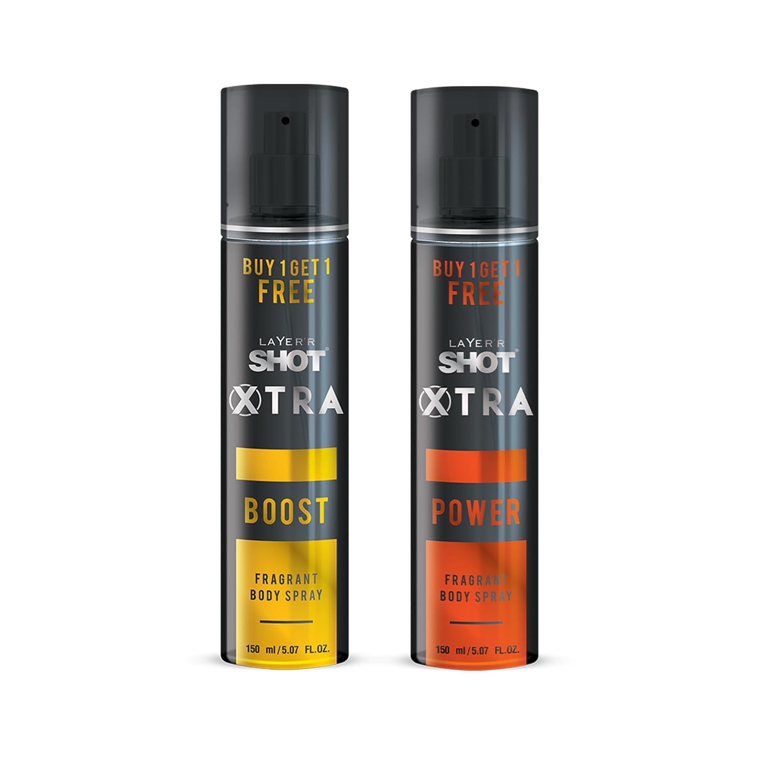 LAYER'R SHOT Xtra Boost and Power Body Spray for Men, 150ml Pack of 2 | Strong & Long-Lasting Body Spray | Sharp Fresh Top... - Review, Price and Buying Guide