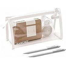 HAWOWZ Pencil Case Large Capacity Pencil Pouch With Zipper, 2Pcs Simple Pencils, Stationery Multi-Purpose Bag
