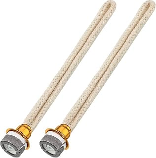 2pcs Cotton Fiber Lamp Wicks Replacement Wicks Catalytic Fragrances Oil Burners 18mm Diameter For Home Spas Use
