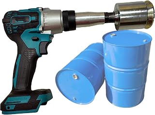 Electric Oil Barrel Crimper Sealer, Heavy-Duty Iron Drum Cap Tool, Sealing Machine for Petroleum & Grain, 30-40MM, Efficient & Reliable Oil Drum Closure