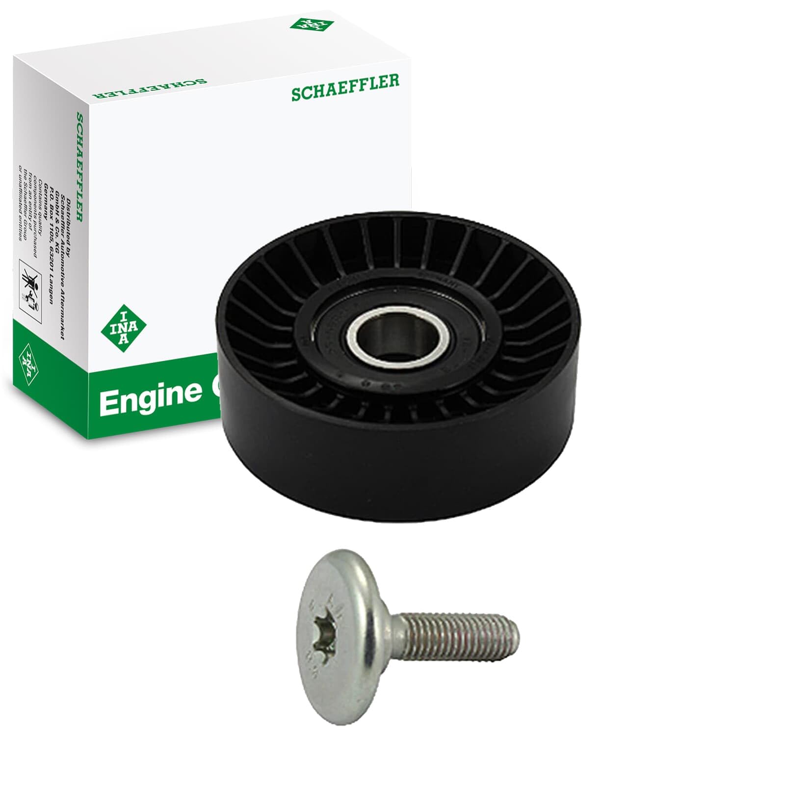 Aux Belt Idler Pulley fits FIAT ULYSSE 179, 220 2.0 00 to 04 Guide Deflection
