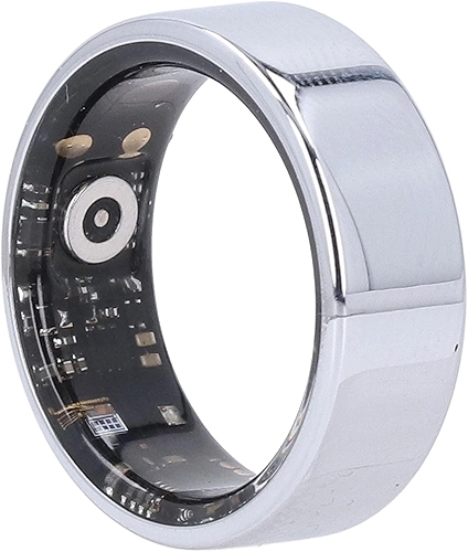 Anel Inteligente para Mulheres e Homens, Anéis Esportivos para Dormir e Fitness, Anel Inteligente para Monitoramento Multifuncional, Cuidado Remoto IPX8, Anéis Leves à Prova (13#)