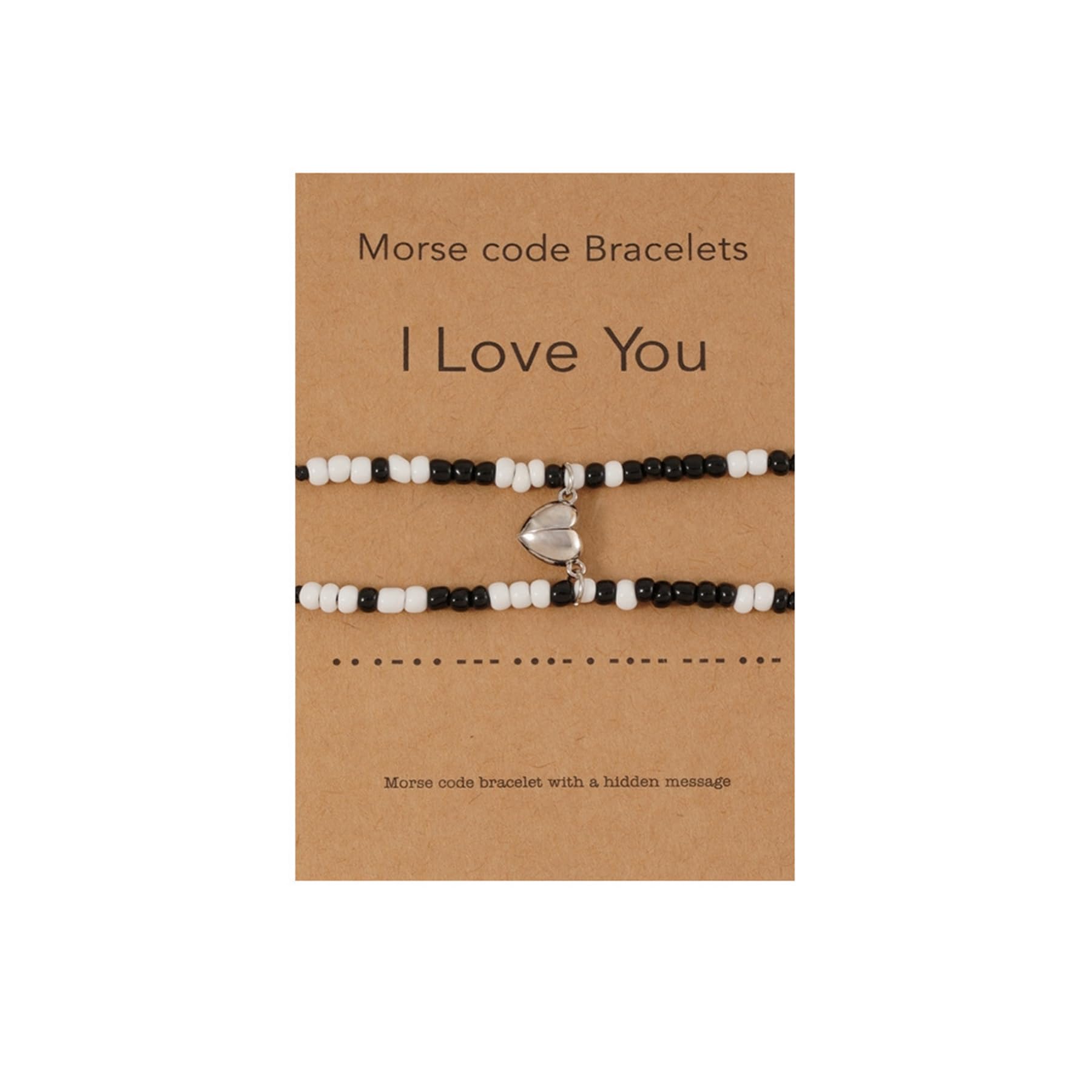 UmimissUmimis I Love You Morse Code Bracelet for Couples - I Love You Bracelet, Promise Bracelets for Couples Morce Code, Long Distance Relationship Bracelet, I Love You Gifts for Girlfriend Bracelet