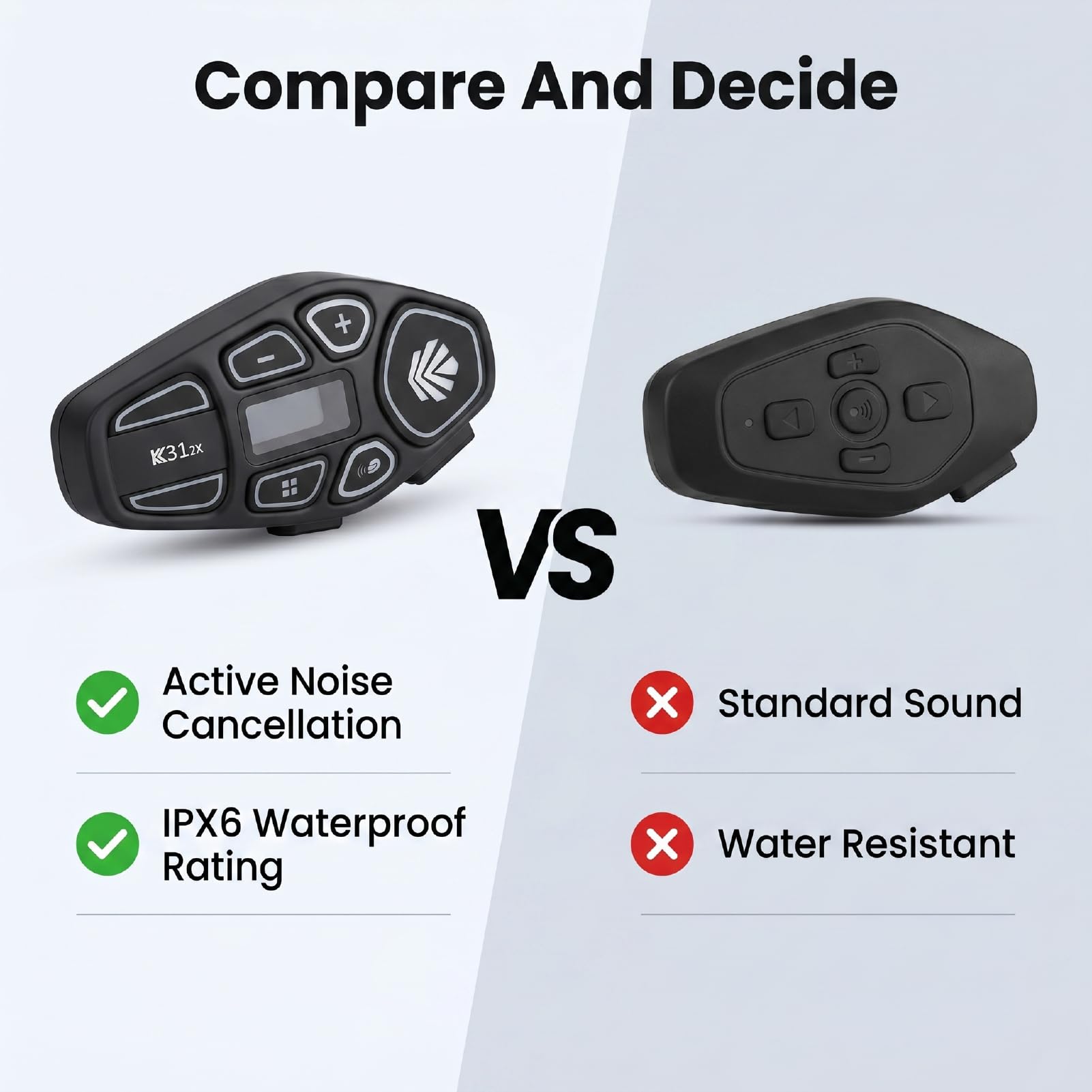 Casco Bluetooth Auricolare con Microfono Cancellazione del Rumore