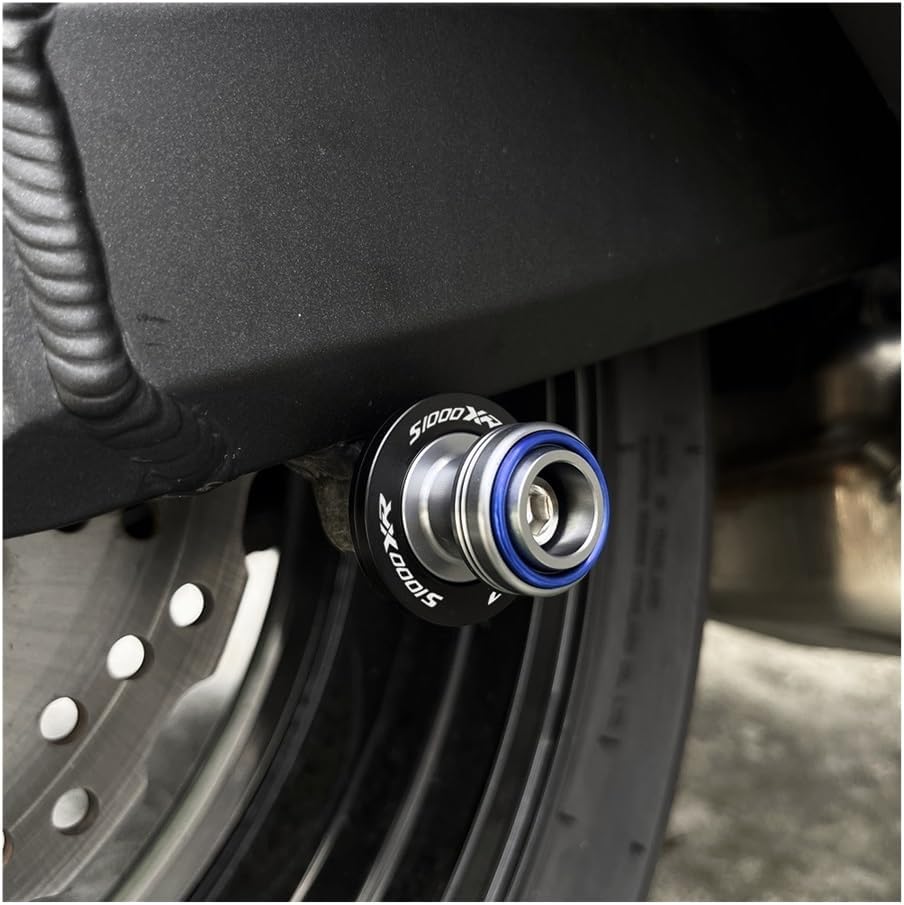 for S1000XR S1000 XR S 1000 1000XR 2015-2021 2022 2023 2024 2025 CNC M8 Swingarm Spools Slider Stand Screws Tire Valve Caps Swing Arm Spools Sliders Stand
