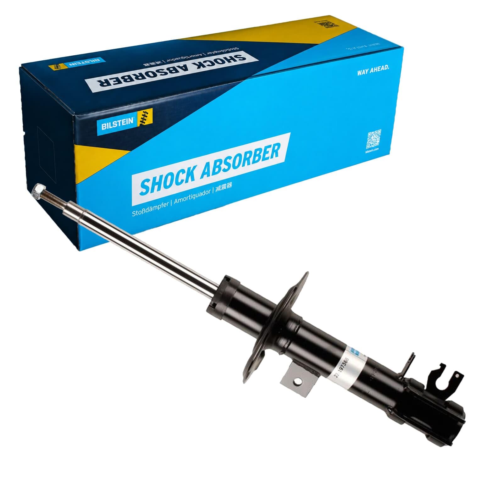 BILSTEIN 22-344656 Amortyzator rozpórka zawieszenia przód prawo | 22-344656 (22-197368) kompatybilny z 500 (312_),500 C (312_),500C / 595C / 695C, KA (RU8)