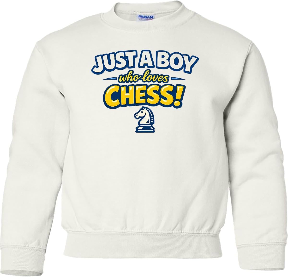 inktastic Chess Lover Boy Youth Sweatshirt